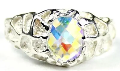 925 Sterling Silver Ring Mercury Mist Topaz SR168 • $77.12