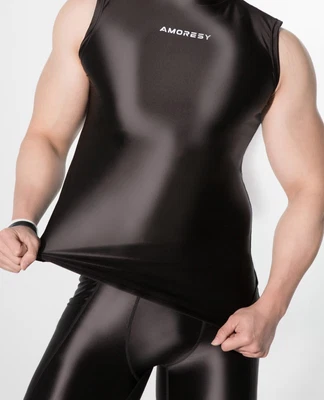 £23.50 • Buy Amoresy Poseidon Glossy Lycra Vest - Size L - UK Seller - Item In UK