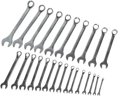 £62.89 • Buy Duratool Polished Chrome Metric Combination Spanner Set In Storage Case 25 Piece