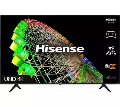£211.65 • Buy HISENSE 43A6BGTUK 43  Smart 4K Ultra HD HDR LED TV - BOX DAMAGED