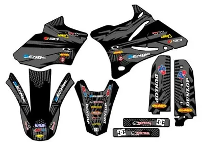 2002-2014 YZ 85 MAYHEM Black Senge Graphics Kit Compatible With Yamaha • $126.49