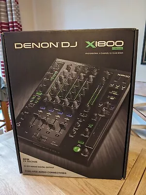 Denon X1800 Prime 4-Channel DJ Club Mixer - Black • £500