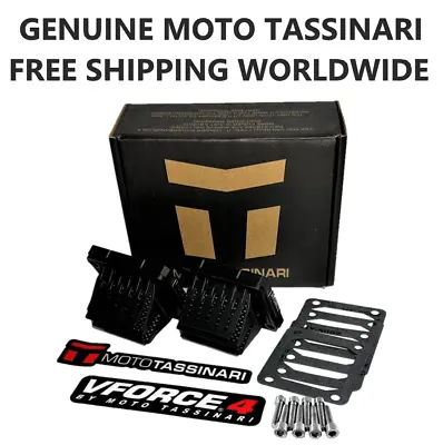 $219.99 • Buy Banshee YFZ 350 Moto Tassinari Vforce V-Force 4 Reed Cages Carbon Fiber Petals