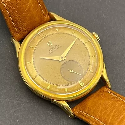 Omega Centenary Chronometre Watch Cal 30.10 RA PC JUB 18k Yellow Gold. • $2895