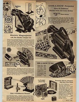 1964 PAPER AD Projector Magnajector Tru-Vue Electric Theater Hawthorne Tricycles • $7.99