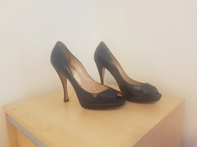 £36 • Buy Emporio Armani Heels Shoes Open Toe Size Eu39 Uk6