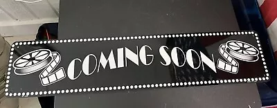 COMING SOON Movie Film Strip Word Sign Art Decor Movies Reel • $7.50