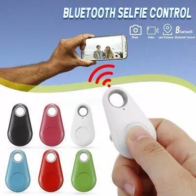 Bluetooth Remote Control Camera Selfie Shutter Stick Button For Iphone Android • £3.99