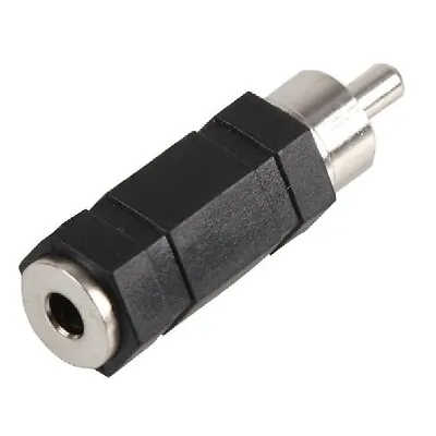 3.5mm Mini Jack To RCA Phono STEREO Audio Headphone Adapter Converter Connector • £1.99