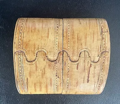 Beautiful Vintage Native American Birch Bark Card Case • $150