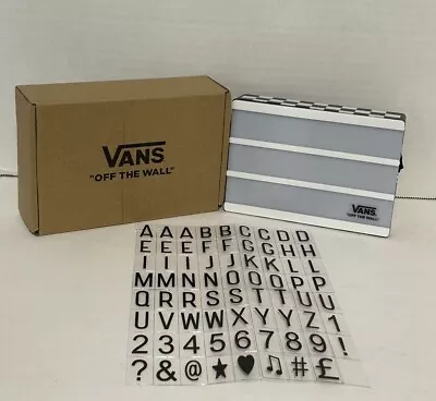 Vans Off The Wall Mini Marquee Light Box With Box With Letters • $24