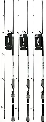 (lot Of 3) 13 Fishing Rely Black Rb2s67mh-2 6'7  Mh 2 Piece Spinning Rod • $23.50