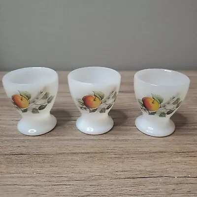 Vintage Egg Cups Milk Glass Set Of 3 • $27.25