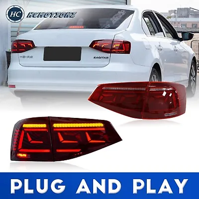 LED Tail Lights For Volkswagen VW Jetta MK6 Rear Lamp 2015-2018 Sequential 4pcs • $299.90