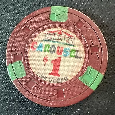 Carousel $1 Casino Chip Las Vegas N1420 • $4.99