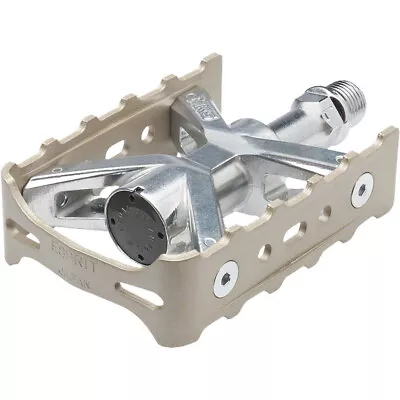 MKS Esprit Caged Platform Pedals 9/16  Chromoly Axle Lightweight Alloy Body Sil • $50.50