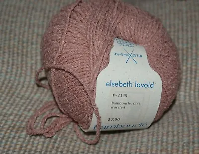 Elsebeth Lavold Bamboucle Color 03 Dusty Rose Fast Shipping Cotton Bamboo Linen+ • $9.99