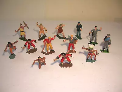 Vintage Marx Warriors Of The World Pirates Indians Vikings Civil War Figures Lot • $16.99