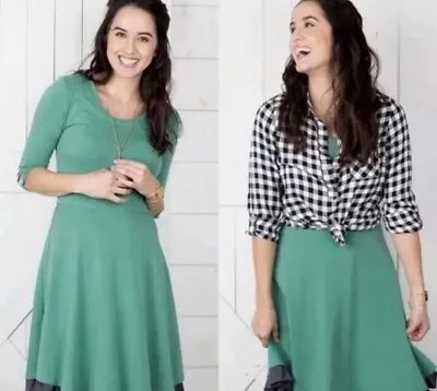 Matilda Jane Green Pastures Joanna Gaines Dress Womens Size Small • $13