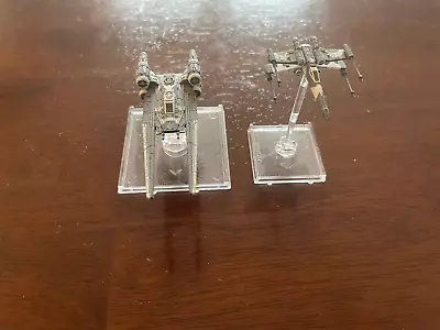 Star Wars- X-Wing Miniatures- Saw's Renegades X-Wing & U-Wing- USED- Models Only • $30