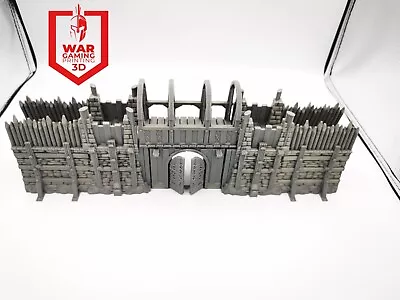 FOR LORD OF THE RING FROST 2 Campain 3d Printed Wargming Terrain CITY WALL • £9.99