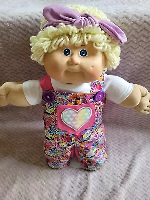 Cabbage Patch Kid  Blue Eyes Long Loops Ok Factory. • $15.25