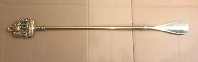 Vintage Solid Brass Shoehorn With Dartmoor Pony - 19” Long - Vgc • £12