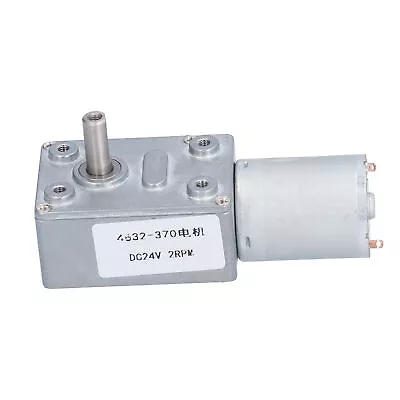 DC24V Gear Motor Worm Speed Reduction Machinery Transmission Part 2RPM 4632-370♫ • $13.70
