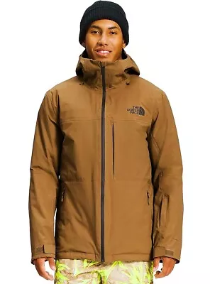 🔥NEW The North Face Men's Thermoball Snow 3 In 1 Triclimate Hooded Jacket Brown • $220.95