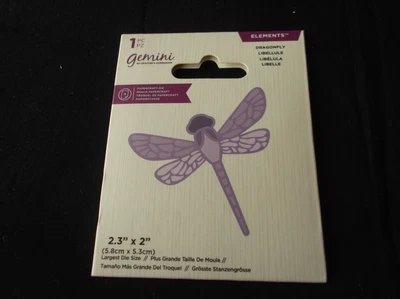 £3.25 • Buy Dragonfly Cutting Die From Gemini By Crafters Companion