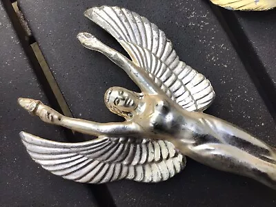 2 VINTAGE CAR HOOD ORNAMENTS Or RADIATOR TOPPERS ?  NICE!!!   ART DECO LOOK • $11.11