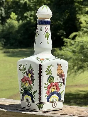 $32.99 • Buy Italian Ceramic Hand-Painted Olive Oil Bottle With Stopper And Music Box
