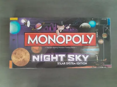 Monopoly Night Sky Solar System Edition - Board Game Factory Sealed - T10 • $29.90