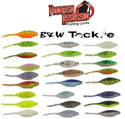 Panfish Assassin~Tiny Shad~1.5in~25 Colors~15pk~Crappie Bait~FREE Shipping • $7.64