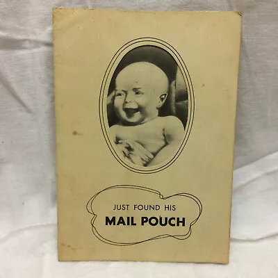 Vintage 1938 Mail Pouch Chewing Tobacco Advertising Card • $22.50