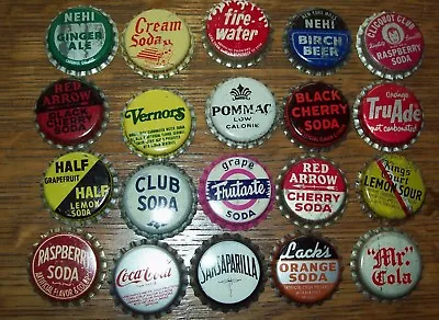 Lot Of 20 Different Vintage Unused Soda Pop Bottle Caps B Firewater Duke Lack's • $3.95