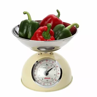 £30.55 • Buy Dexam Retro Traditional Mechanical Kitchen Weighing Scales 5kg Cream