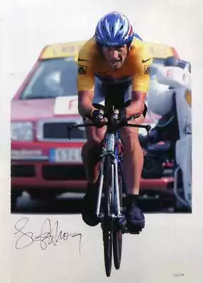 LANCE ARMSTRONG Autographed Photograph - Ex-Cyclist Tour De France - Preprint • £7