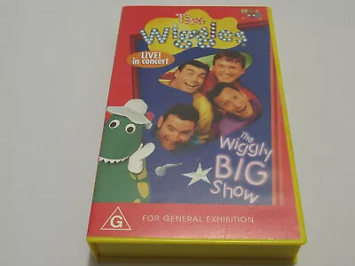 The Wiggles The Wiggly Big Show Live In Concert VHS Tape - Tested • $8