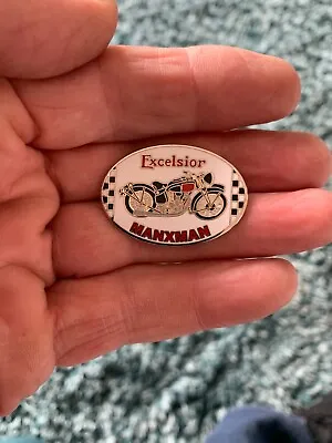 £5 • Buy  Excelsior Manxman Motorcycle Pin Badge