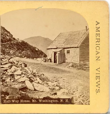 NEW HAMPSHIRE Half-Way House Mt Washington--Stereoview F59 • $5.95