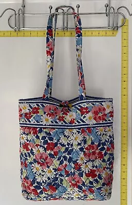 Vera Bradley Summer Cottage Tote Bag Retired 14 X 12  Pink Blue White Purse • $14