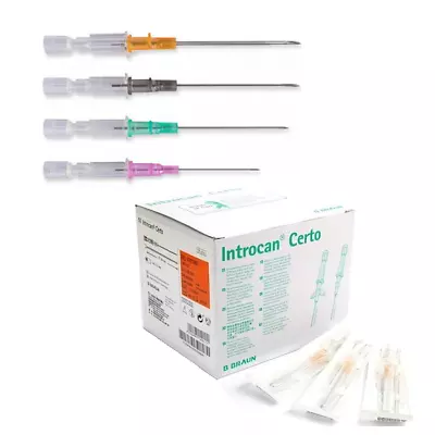 Braun Introcan Or Suru Brand Piercing Needle Cannula 14g/16g/18g (pack 50) • £27.50