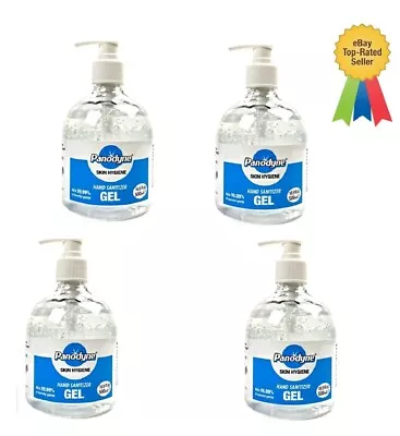 4 X 500ml Hand Sanitizer Gel Pump Kills 99.9% Bacteria And Germs 70% Alcohol NEW • £7.19