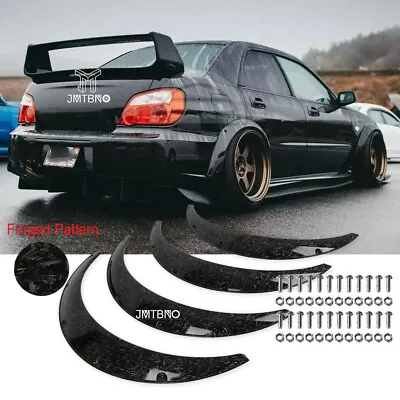 Wheel Arches Fender Flares Forged Pattern Durable PU Body Kits For Subaru WRX • $84.25