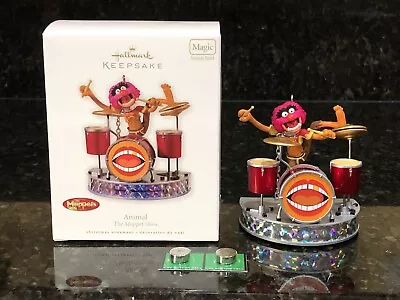 2010 Hallmark Keepsake ANIMAL  The Muppet Show Ornament Magic Sound TESTED/WORKS • $84.95