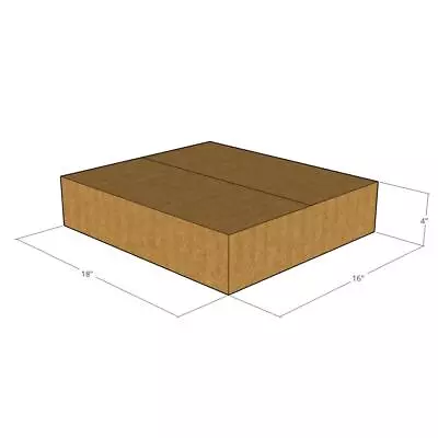 18x16x4 New Corrugated Boxes For Moving Or Shipping Needs 32 ECT • $28.96