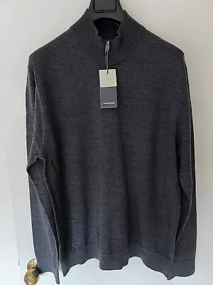 Country Road Men 1/2 Merino Wool Knitwear Charcoal New (XL) • $65.95