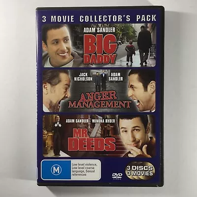 $8.90 • Buy Big Daddy / Anger Management / Mr. Deeds (DVD, 2006) Adam Sandler