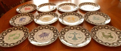 $550 • Buy *ZODIAC SET OF 12 PLATES* Jan-Dec Of ROYAL DOULTON Fine Bone China ENGLAND